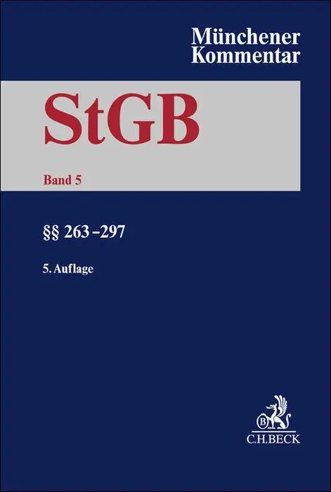 Cover: 9783406813153 | Münchener Kommentar zum Strafgesetzbuch Bd. 5: §§ 263-297 StGB | Buch