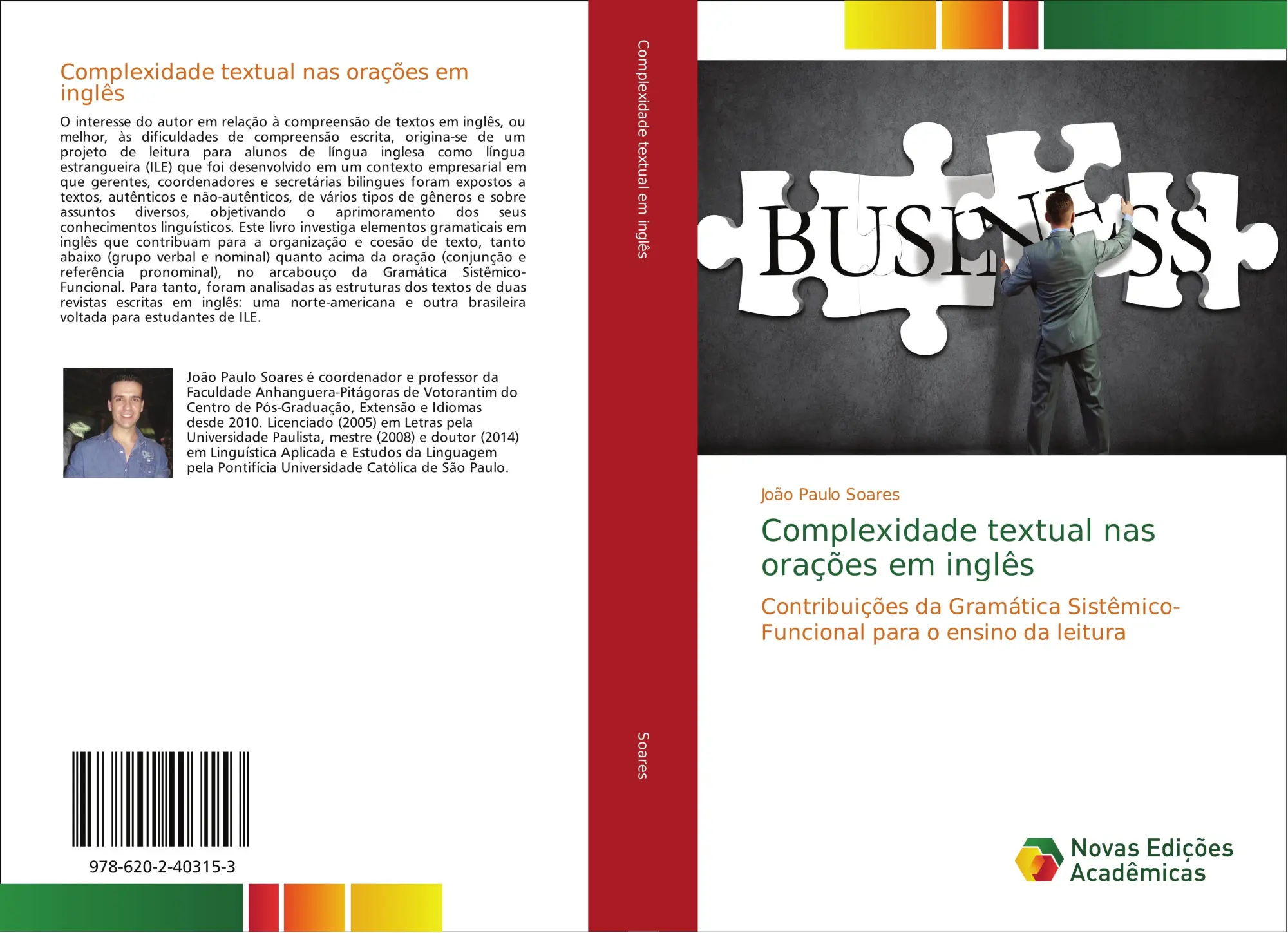 Cover: 9786202403153 | Complexidade textual nas orações em inglês | João Paulo Soares | Buch