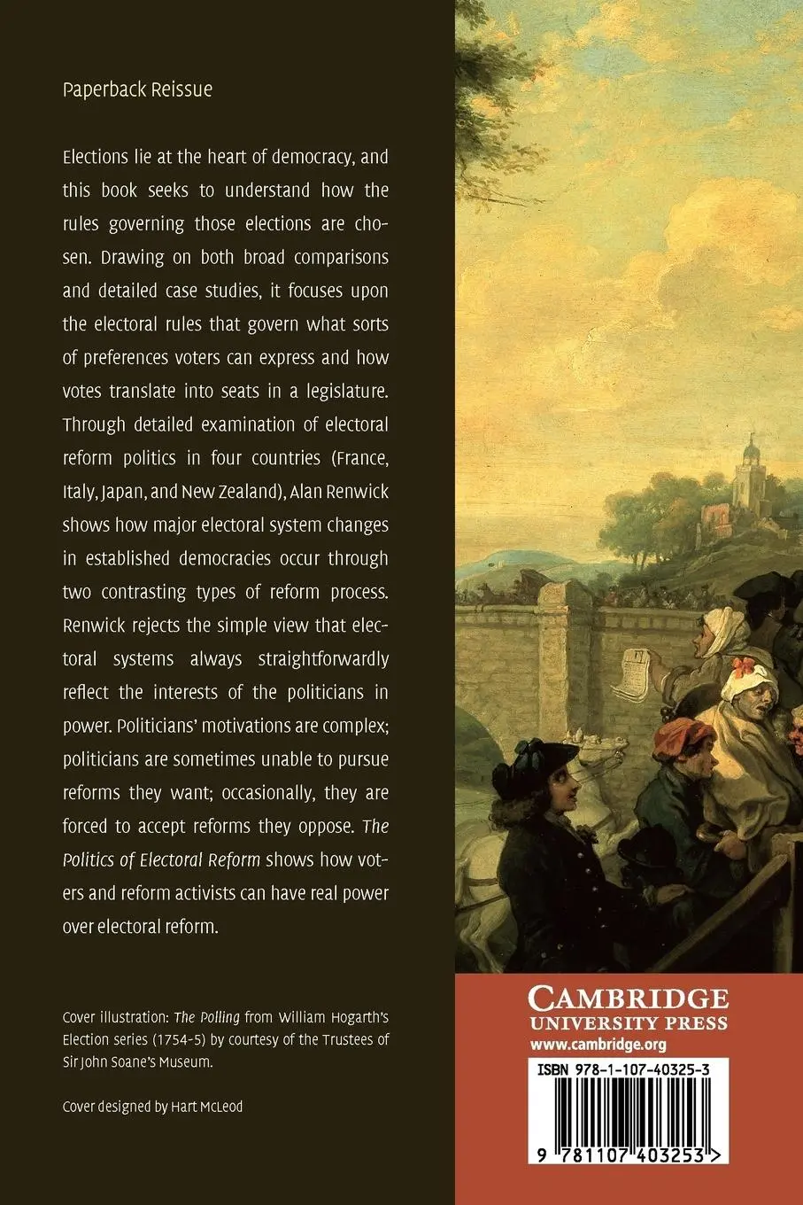 Rückseite: 9781107403253 | The Politics of Electoral Reform | Alan Renwick | Taschenbuch | 2011