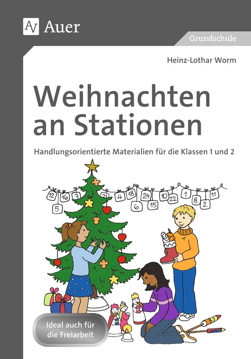 Cover: 9783403073253 | Weihnachten an Stationen 1-2 | Heinz-Lothar Worm | Broschüre | 80 S.
