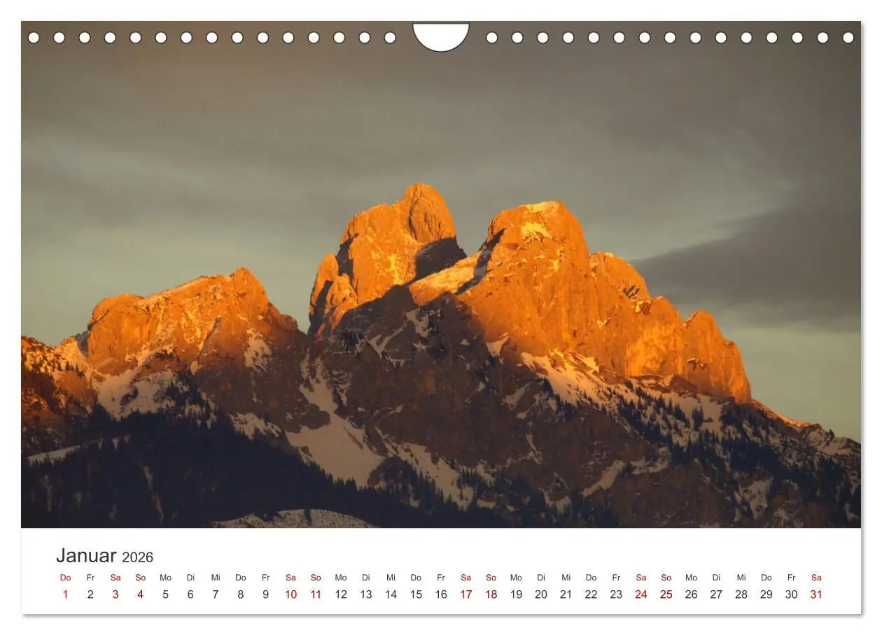 Bild: 9783457603253 | Bergerlebnisse im Tannheimer Tal (Wandkalender 2026 DIN A4 quer),...