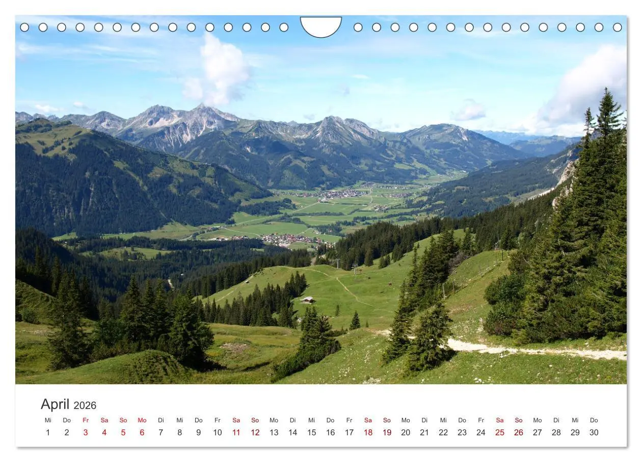 Bild: 9783457603253 | Bergerlebnisse im Tannheimer Tal (Wandkalender 2026 DIN A4 quer),...