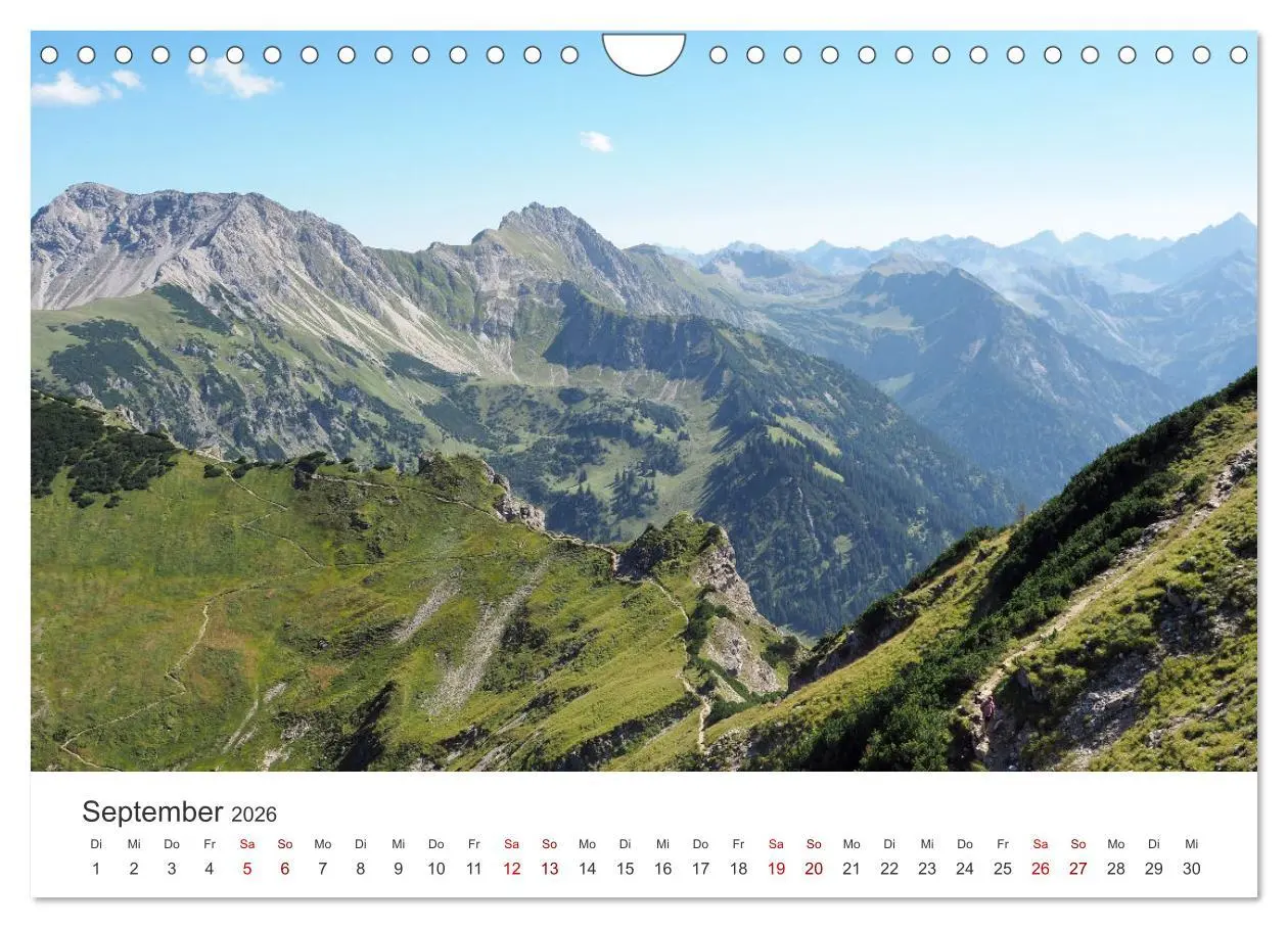 Bild: 9783457603253 | Bergerlebnisse im Tannheimer Tal (Wandkalender 2026 DIN A4 quer),...