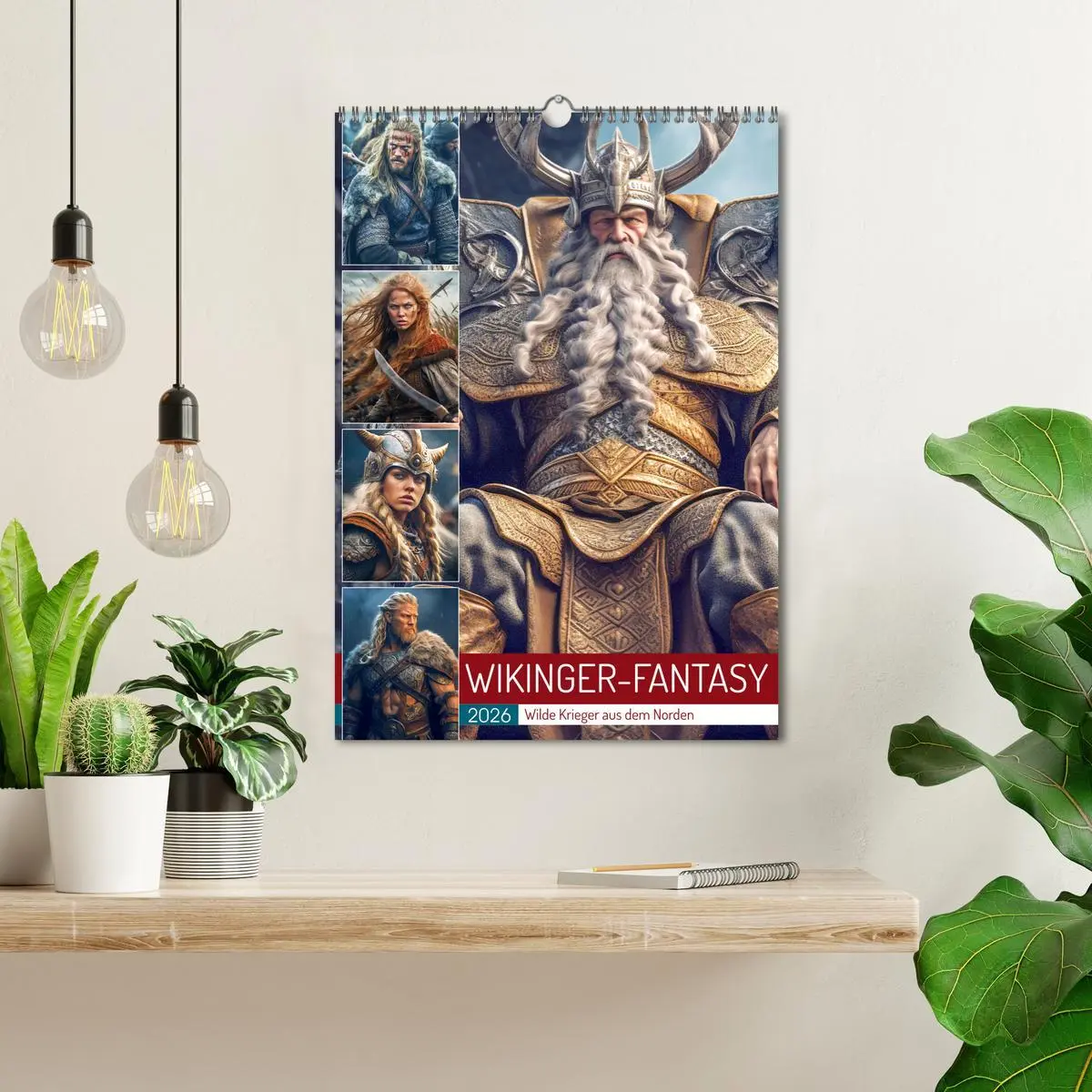 Bild: 9783516313253 | Wikinger-Fantasy. Wilde Krieger aus dem Norden (Wandkalender 2026...