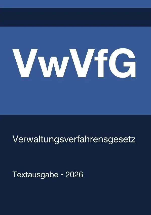 Cover: 9783565133253 | VwVfG - Verwaltungsverfahrensgesetz (Deutschland) 2026 | Deutschland