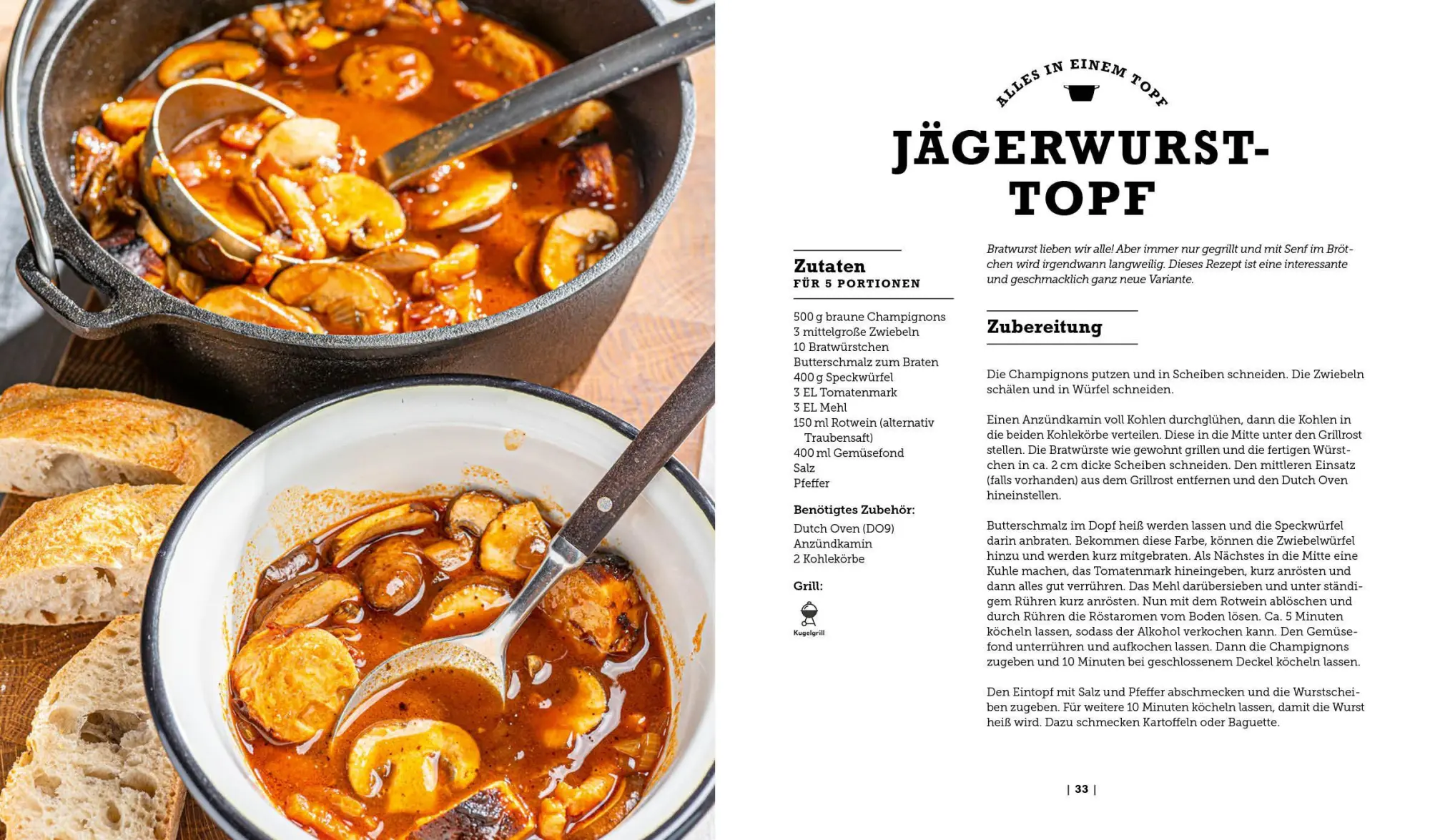 Bild: 9783745933253 | Grillen wie ein Bär XXL 111 Rezepte für Grill und Dutch Oven | Buch