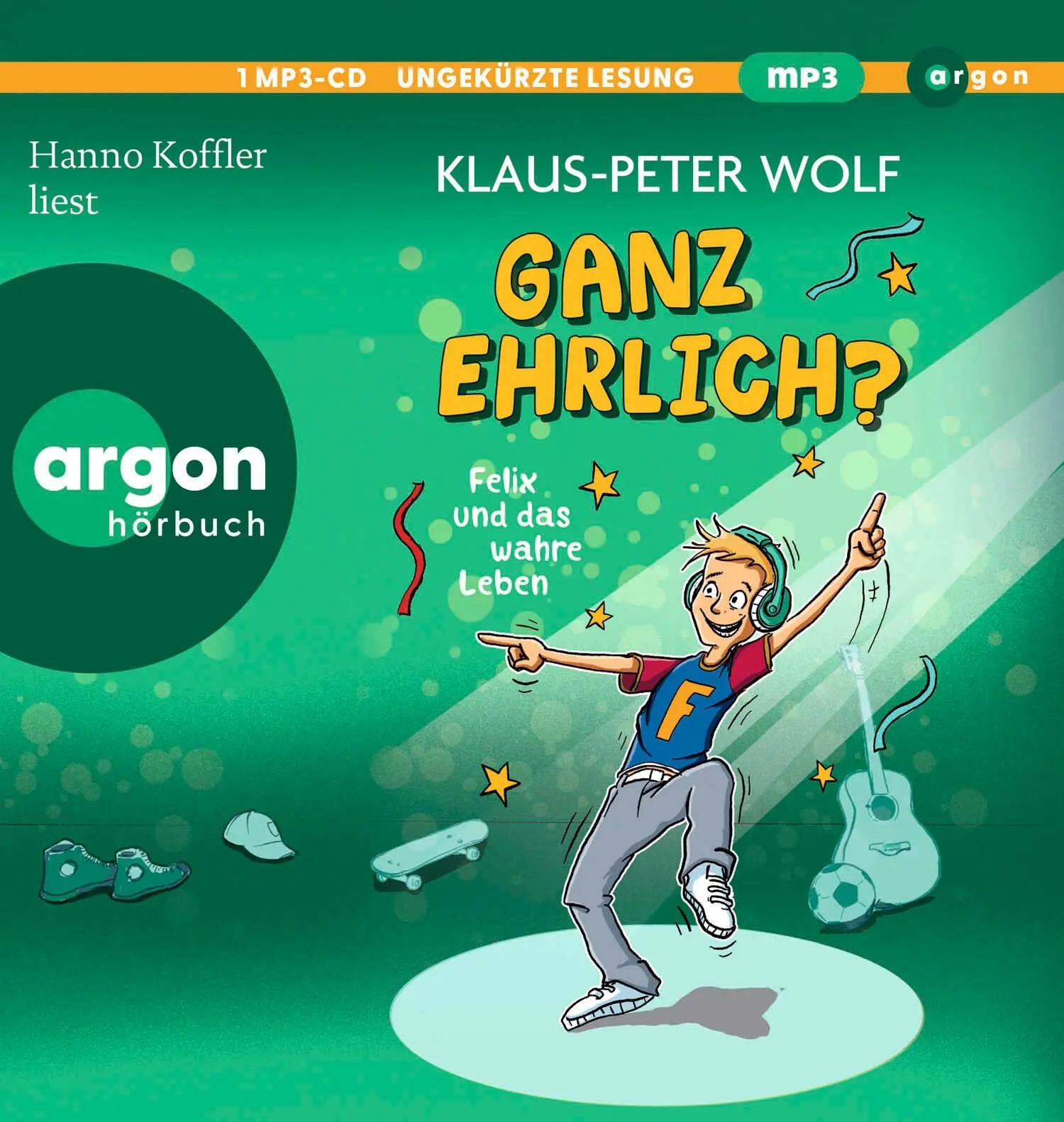 Cover: 9783839843253 | Ganz ehrlich? Felix und das wahre Leben | Klaus-Peter Wolf | MP3