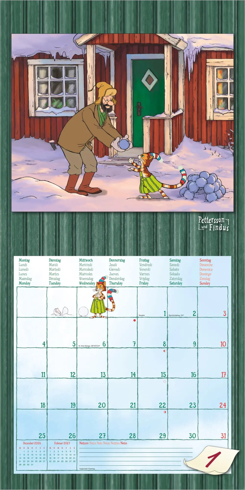 Bild: 4069095013353 | Pettersson und Findus 2027 | Neumann Verlage GmbH &amp; Co KG | Kalender