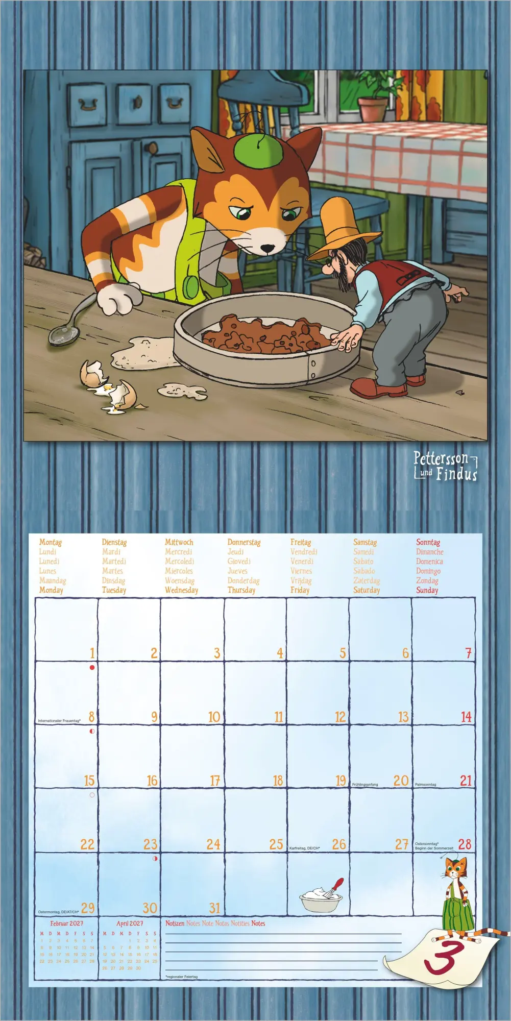 Bild: 4069095013353 | Pettersson und Findus 2027 | Neumann Verlage GmbH &amp; Co KG | Kalender