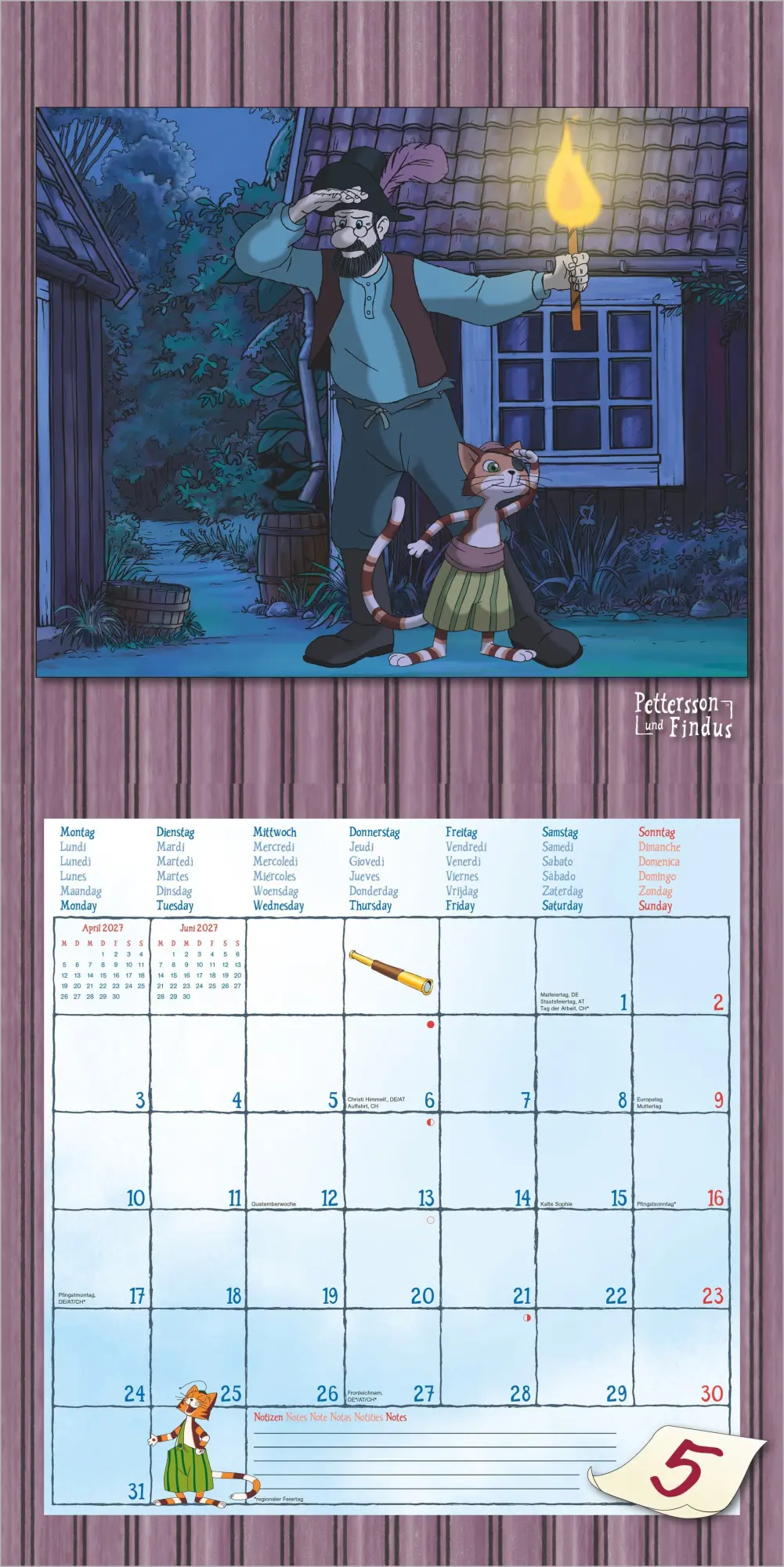 Bild: 4069095013353 | Pettersson und Findus 2027 | Neumann Verlage GmbH &amp; Co KG | Kalender