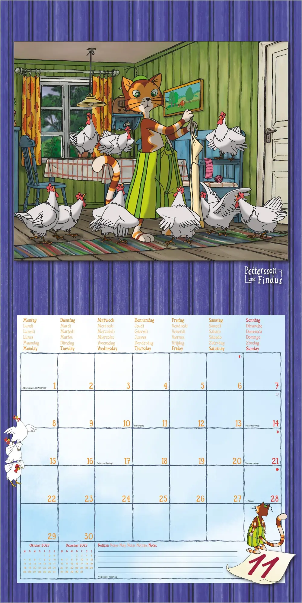 Bild: 4069095013353 | Pettersson und Findus 2027 | Neumann Verlage GmbH &amp; Co KG | Kalender