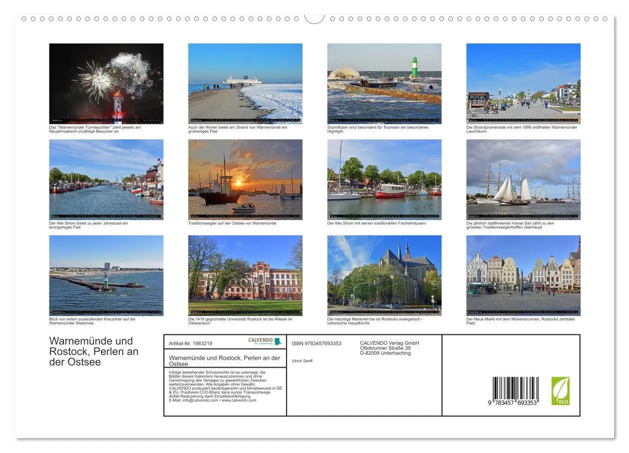 Bild: 9783457693353 | Warnemünde und Rostock, Perlen an der Ostsee (hochwertiger Premium...