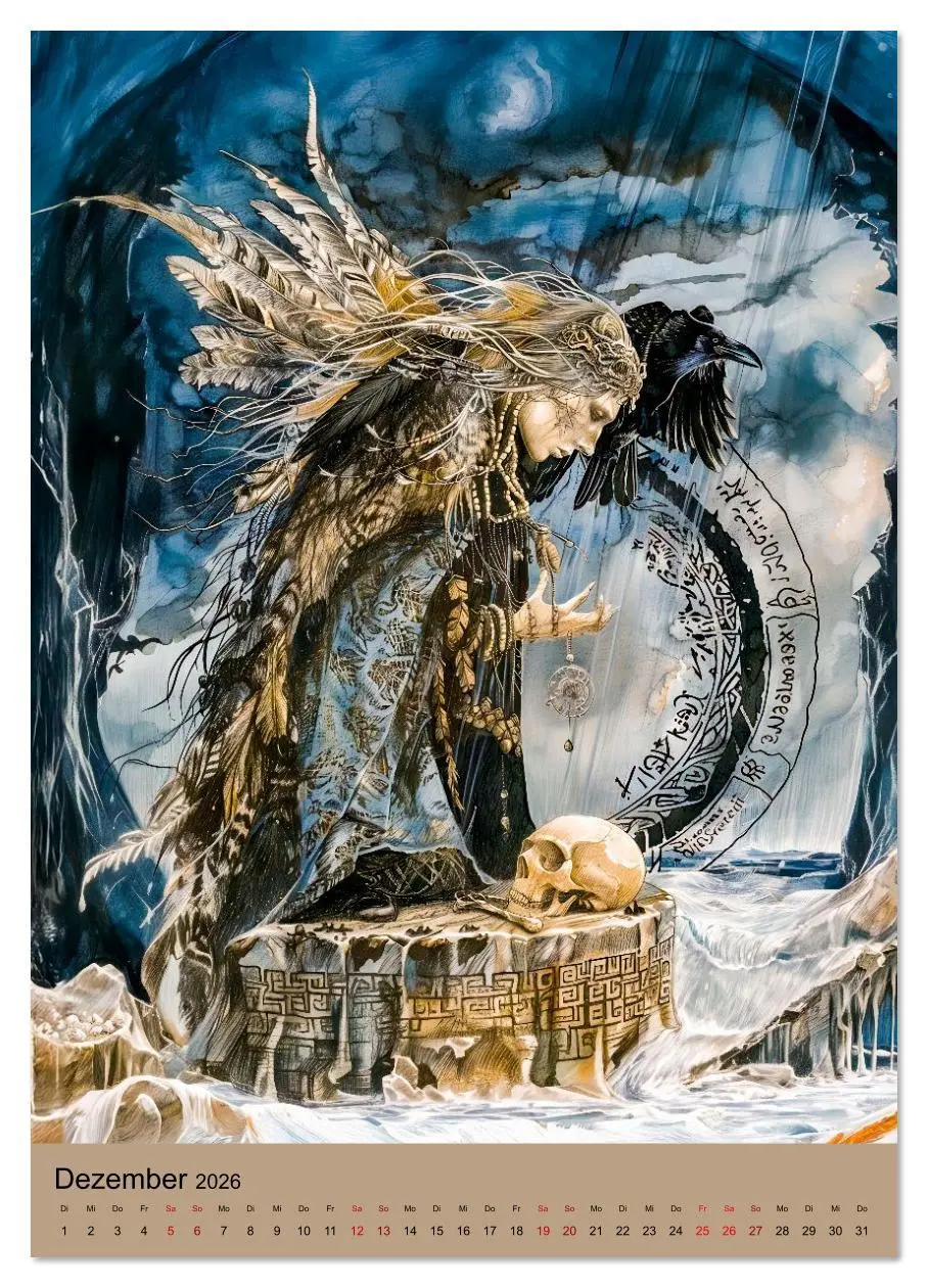 Bild: 9783516613353 | Wikinger - Mythologie - Götter, Runen und Legenden (Wandkalender...