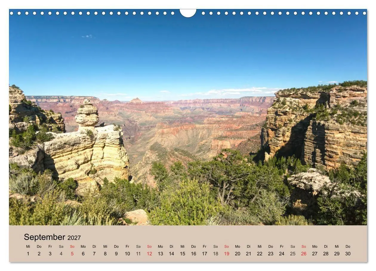 Bild: 9783594143353 | Faszination USA - traumhafter Südwesten (Wandkalender 2027 DIN A3...