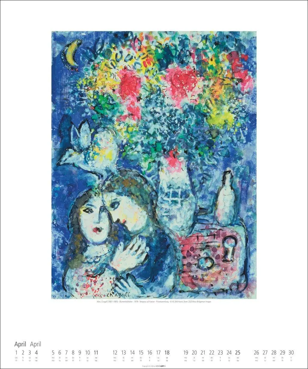 Bild: 9783839903353 | Marc Chagall Kalender 2027 | Marc Chagall | Kalender | Spiralbindung