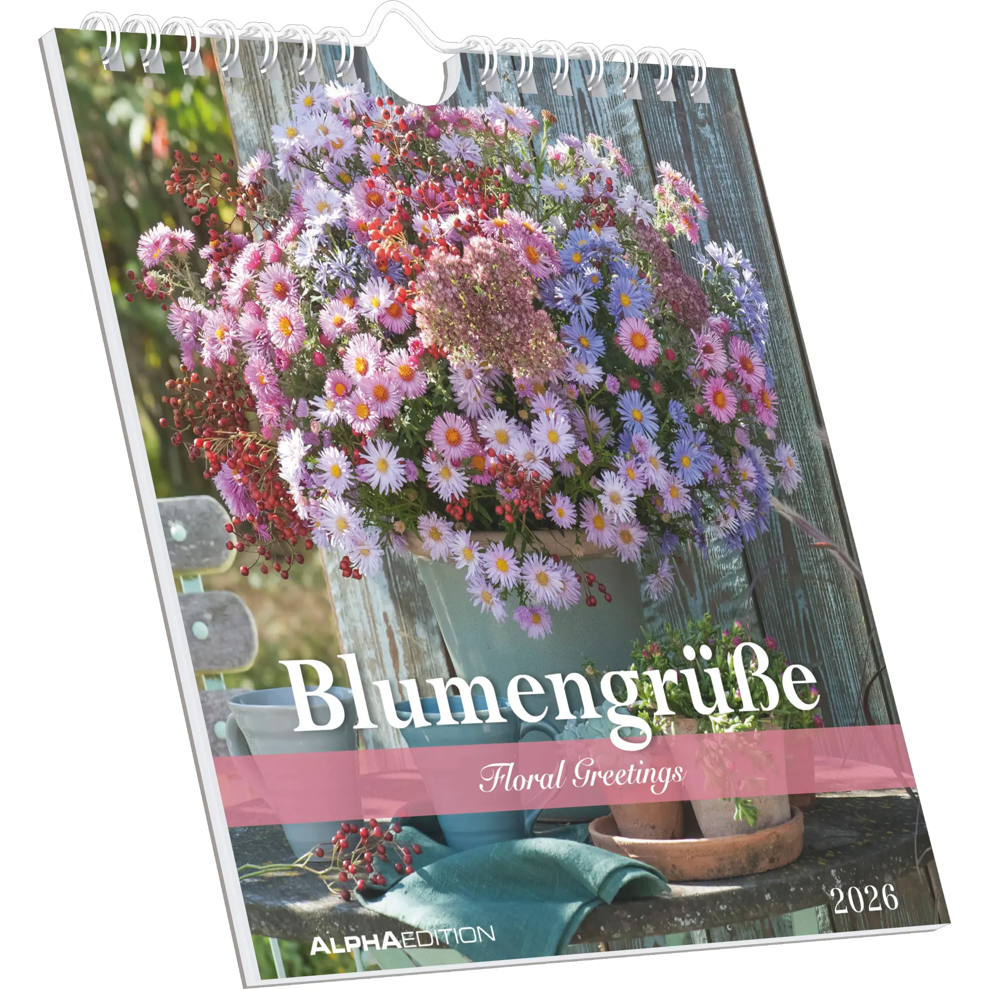 Cover: 4069095003453 | Blumengrüße 2026 - Postkartenkalender 16x17 cm - Blumen - zum...