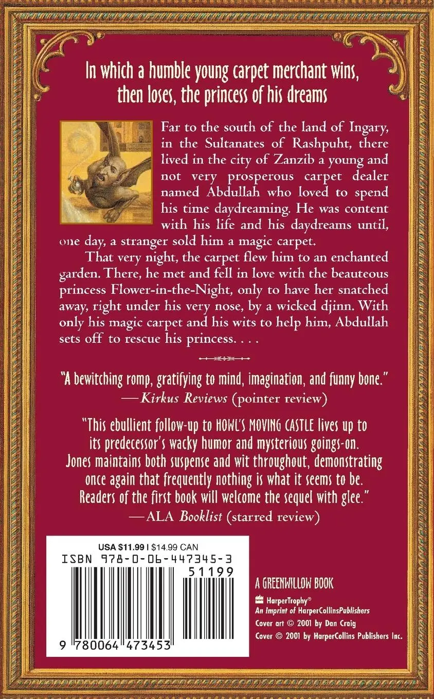 Rückseite: 9780064473453 | Castle in the Air | Diana Wynne Jones | Taschenbuch | Englisch | 2001