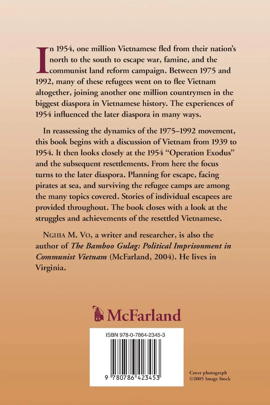 Rückseite: 9780786423453 | The Vietnamese Boat People, 1954 and 1975-1992 | Nghia M. Vo | Buch