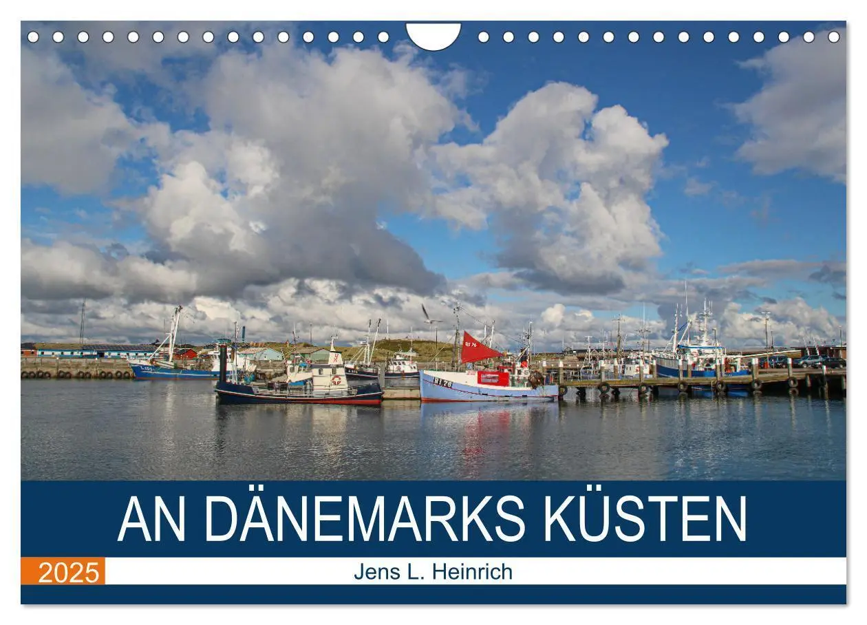 Cover: 9783435043453 | An Dänemarks Küsten (Wandkalender 2025 DIN A4 quer), CALVENDO...