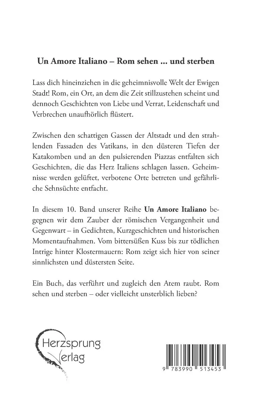 Rückseite: 9783990513453 | Rom sehen ... und sterben - Un Amore Italiano | Martina Meier | Buch