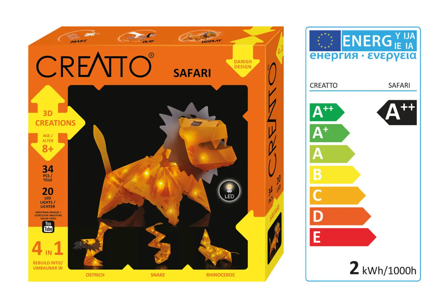 Bild: 5700002003553 | Creatto Löwe / Safari | Spiel | Brettspiel | 03479 | Deutsch | 2020