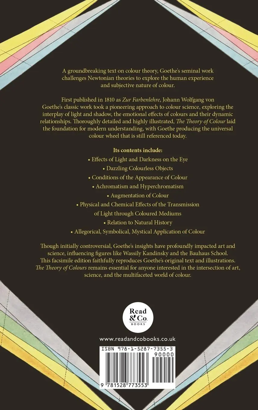 Rückseite: 9781528773553 | Goethe's Theory of Colour | Johann Wolfgang von Goethe | Buch | 2024