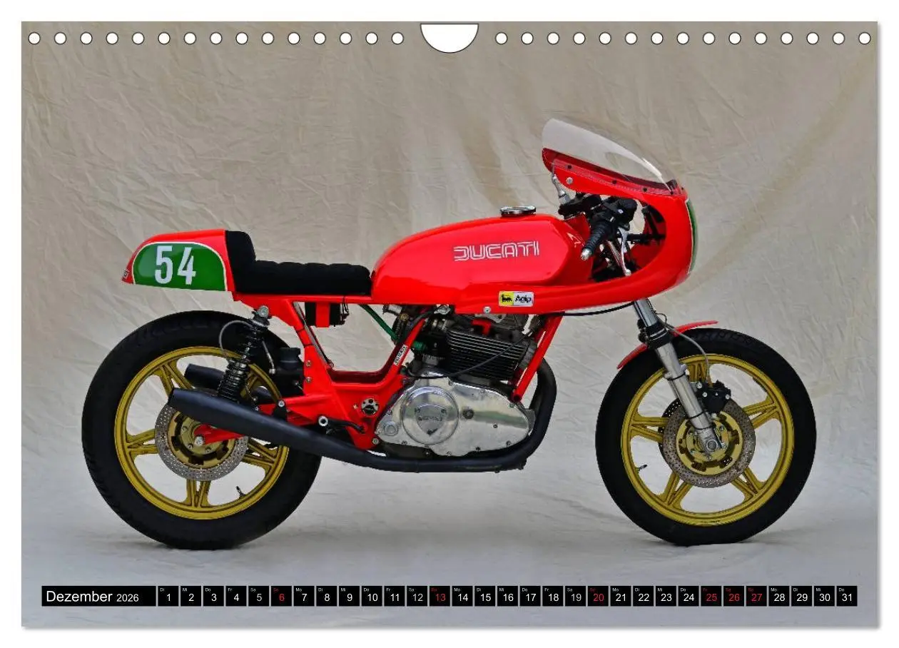 Bild: 9783516213553 | Ducati 500 Sport Desmo (Wandkalender 2026 DIN A4 quer), CALVENDO...