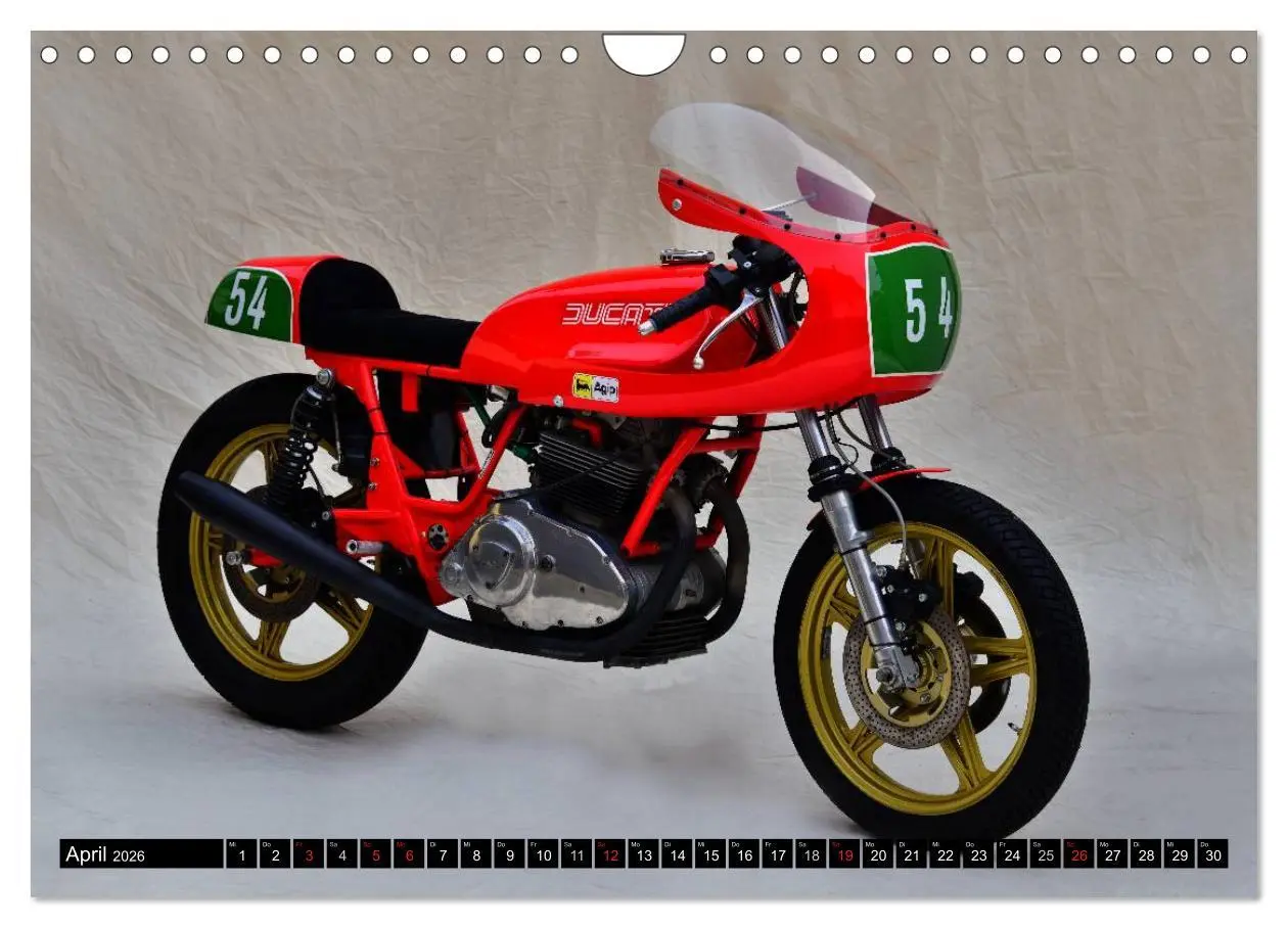 Bild: 9783516213553 | Ducati 500 Sport Desmo (Wandkalender 2026 DIN A4 quer), CALVENDO...