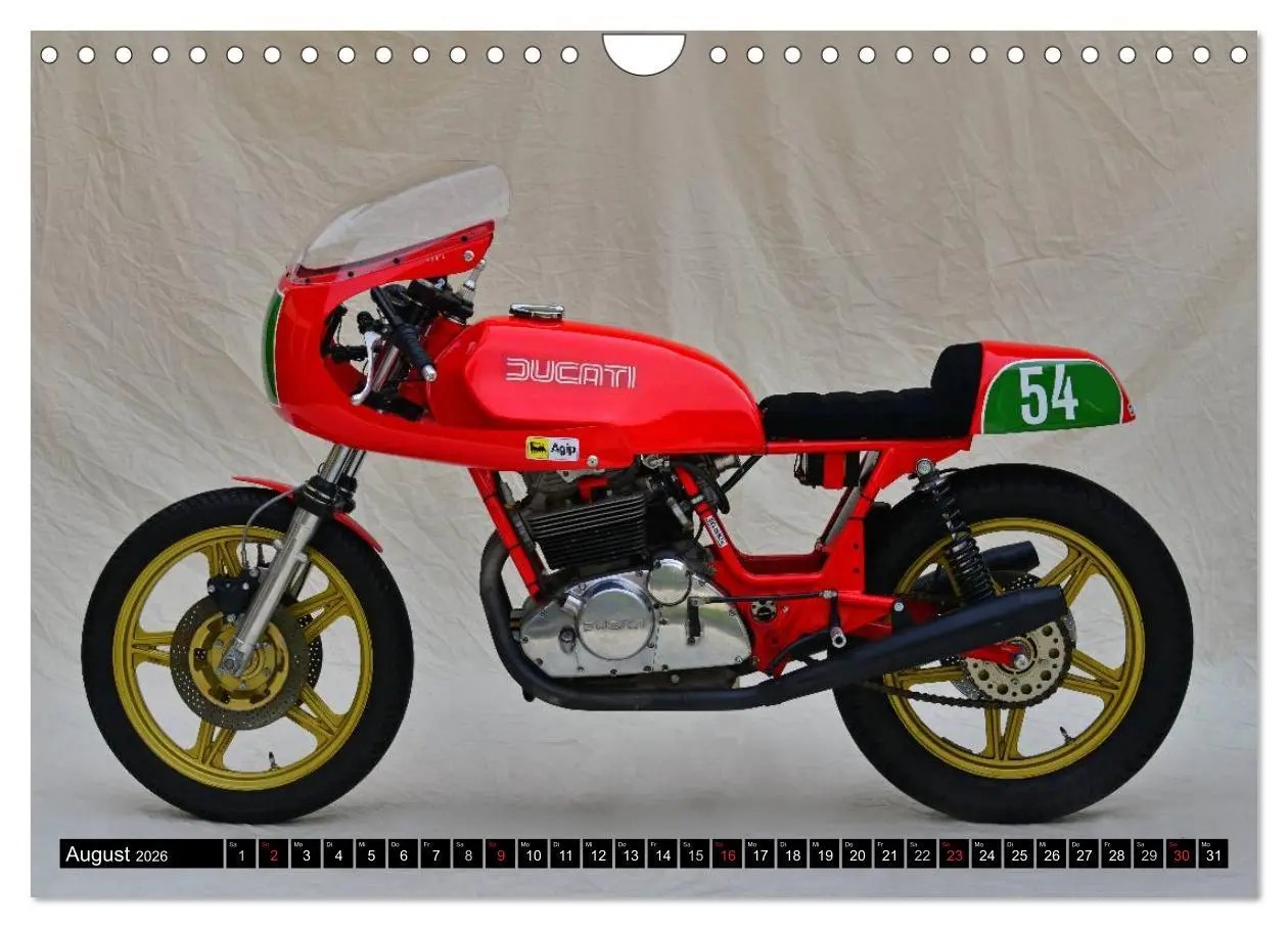 Bild: 9783516213553 | Ducati 500 Sport Desmo (Wandkalender 2026 DIN A4 quer), CALVENDO...