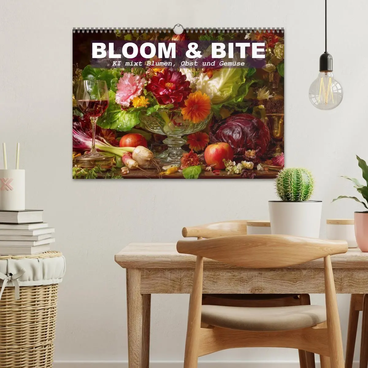 Bild: 9783516693553 | Bloom und Bite. KI mixt Blumen, Obst und Gemüse (Wandkalender 2026...