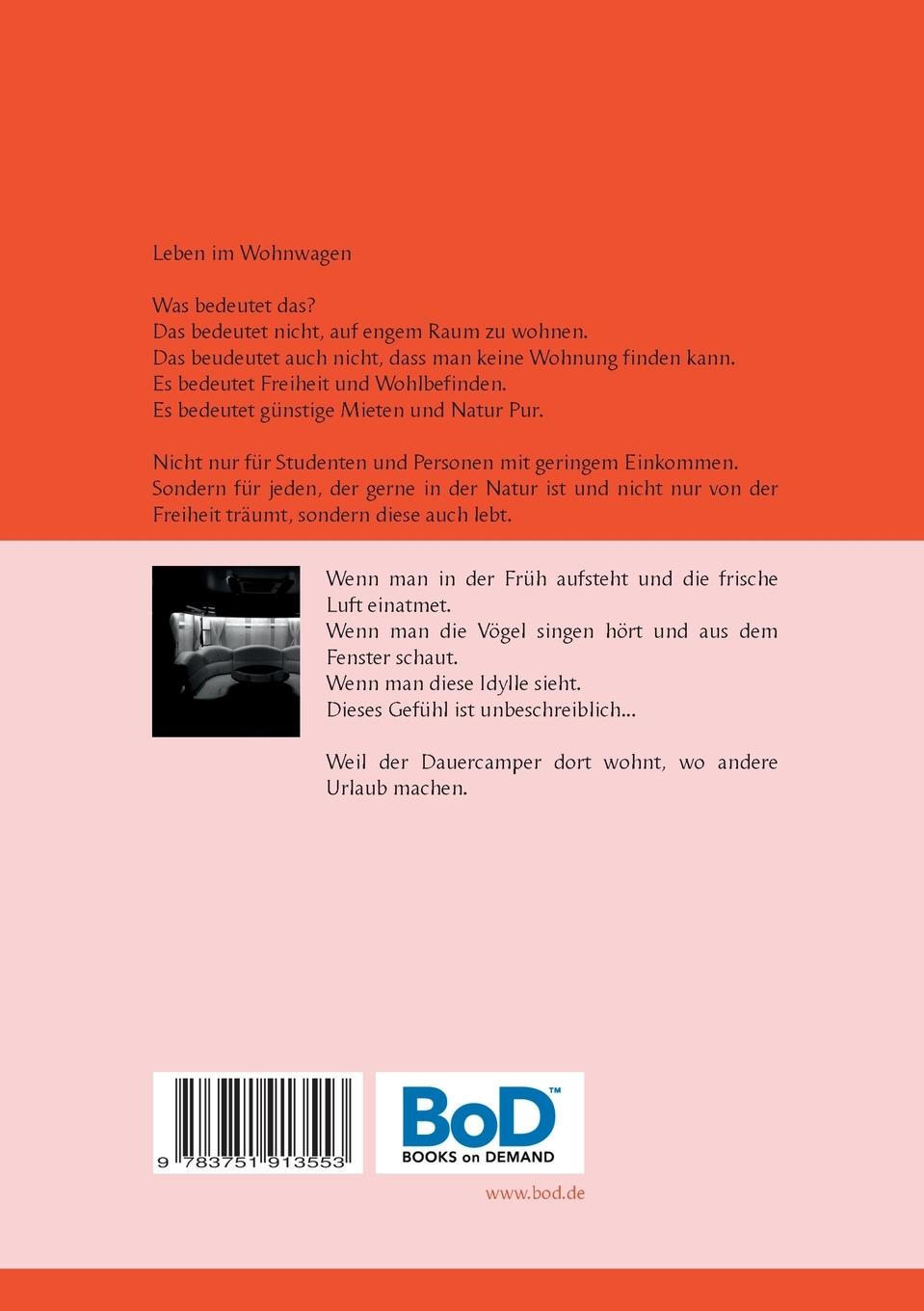 Rückseite: 9783751913553 | Leben im Wohnwagen | Von der Idee bis zur Umsetzung | Sven Braungart