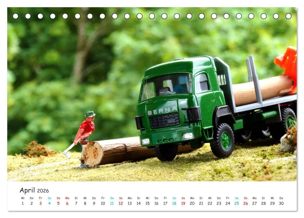 Bild: 9783457353653 | Autos auf der Modellbahn (Tischkalender 2026 DIN A5 quer), CALVENDO...