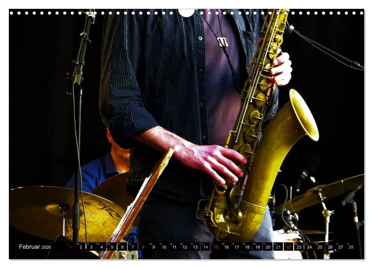 Bild: 9783457973653 | Klangbilder des Jazz (Wandkalender 2026 DIN A3 quer), CALVENDO...