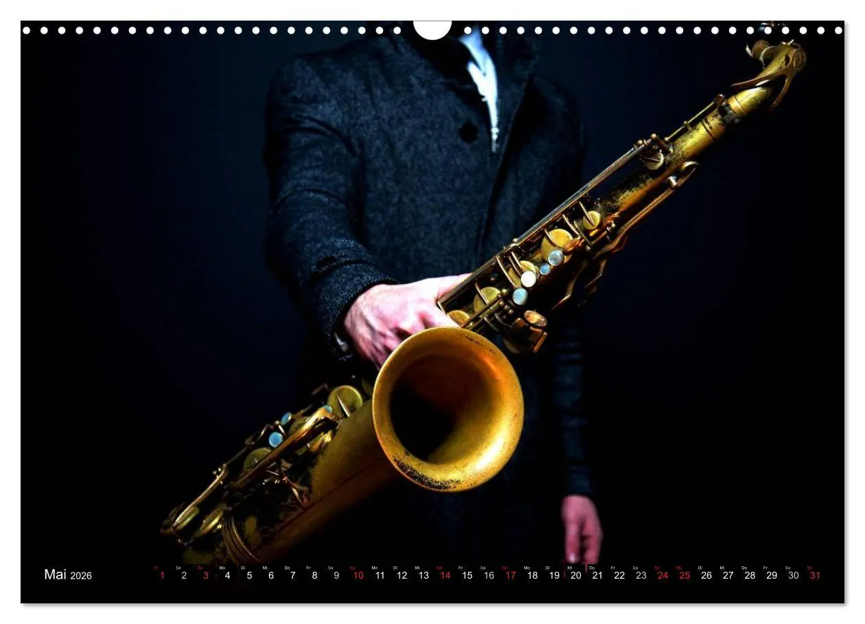 Bild: 9783457973653 | Klangbilder des Jazz (Wandkalender 2026 DIN A3 quer), CALVENDO...