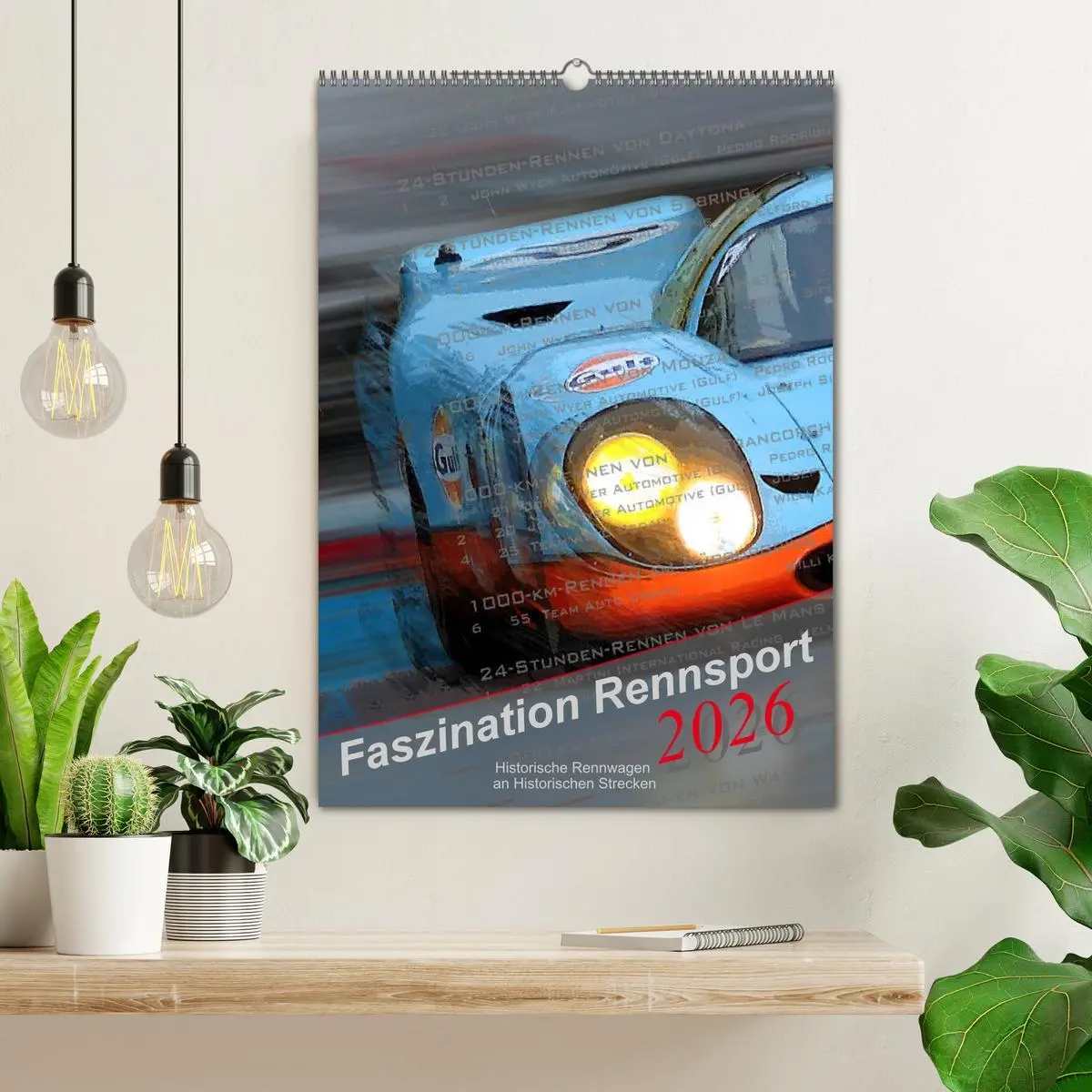 Bild: 9783516373653 | Faszination Rennsport (Wandkalender 2026 DIN A2 hoch), CALVENDO...