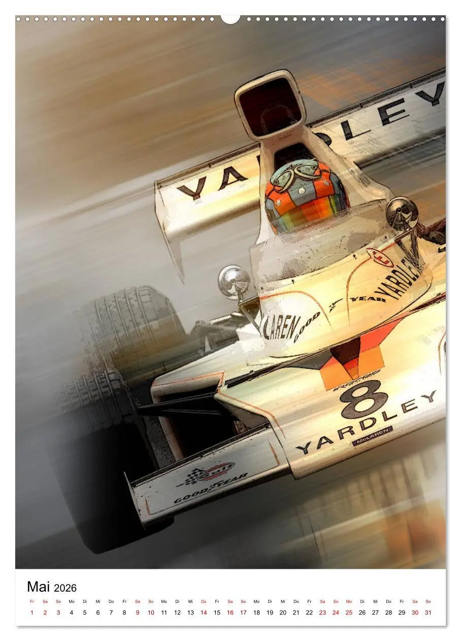 Bild: 9783516373653 | Faszination Rennsport (Wandkalender 2026 DIN A2 hoch), CALVENDO...