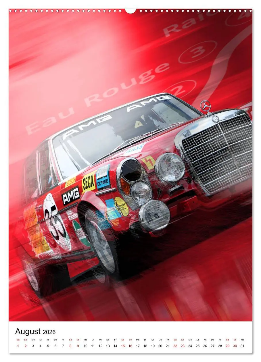 Bild: 9783516373653 | Faszination Rennsport (Wandkalender 2026 DIN A2 hoch), CALVENDO...