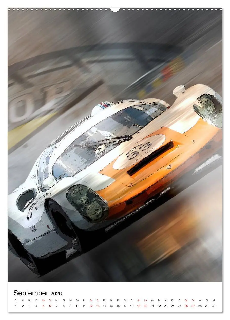 Bild: 9783516373653 | Faszination Rennsport (Wandkalender 2026 DIN A2 hoch), CALVENDO...