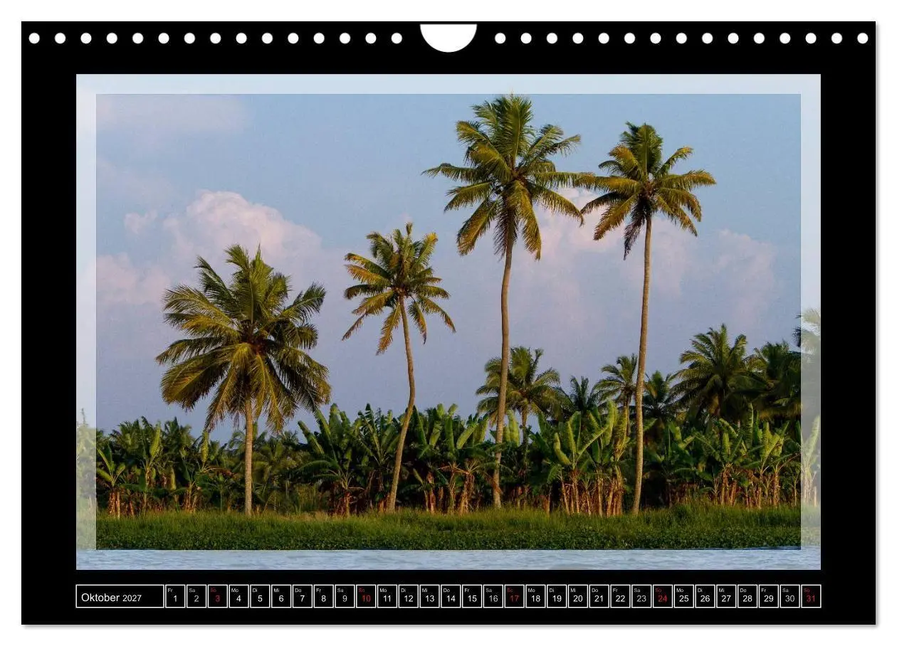 Bild: 9783594043653 | Kerala - Impressionen aus Südindien (Wandkalender 2027 DIN A4...