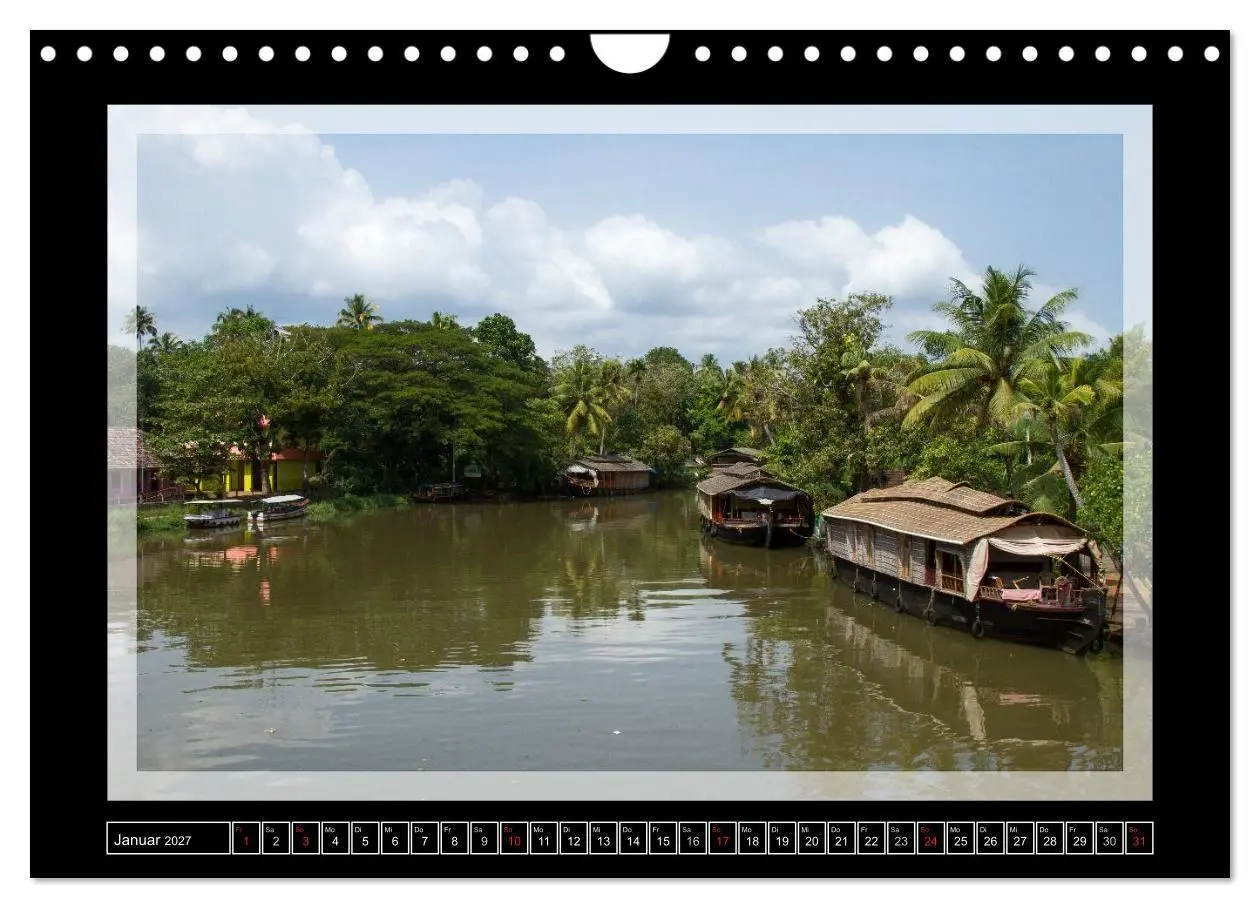 Bild: 9783594043653 | Kerala - Impressionen aus Südindien (Wandkalender 2027 DIN A4...