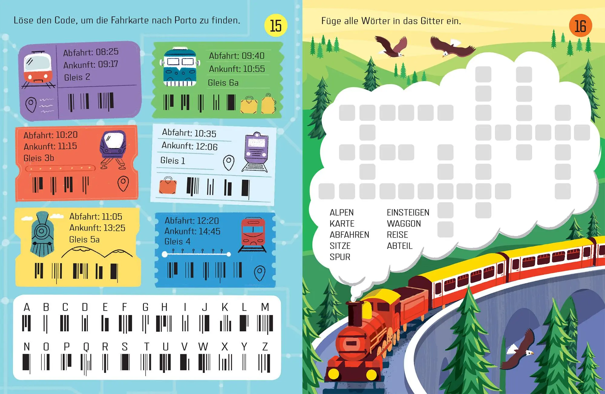 Bild: 9781035703753 | Usborne Minis: Rätsel für die Zugfahrt | Simon Tudhope | Taschenbuch