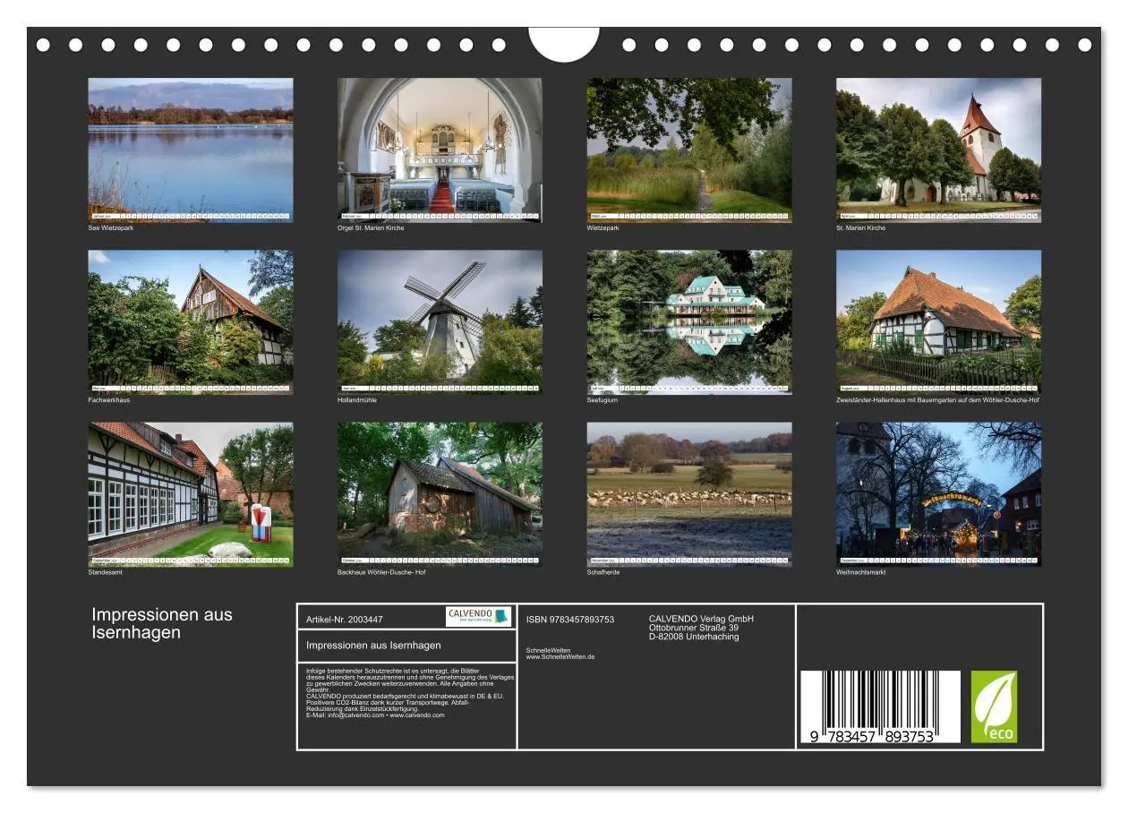 Bild: 9783457893753 | Impressionen aus Isernhagen (Wandkalender 2026 DIN A4 quer),...