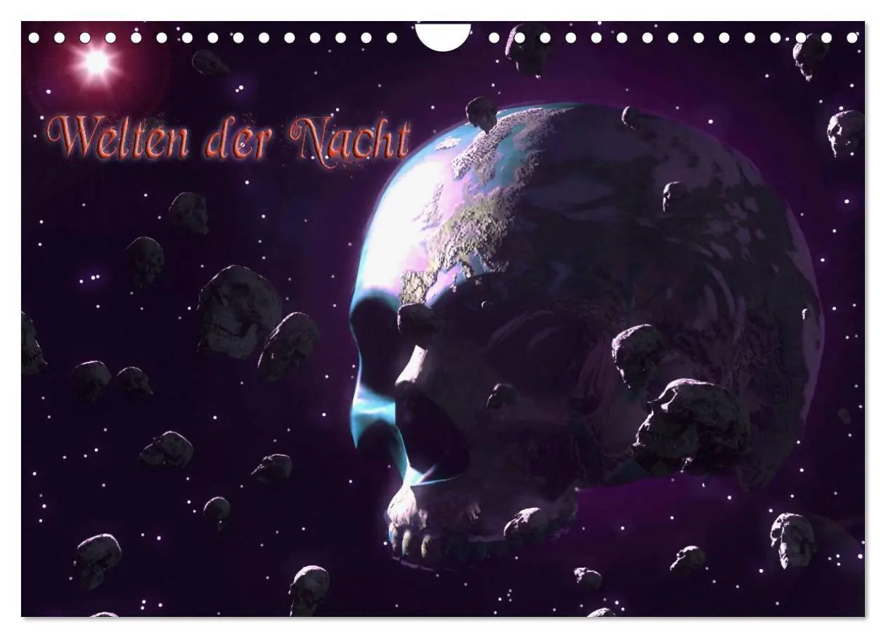 Cover: 9783516123753 | Welten der Nacht - Gothic und Dark Art (Wandkalender 2026 DIN A4...