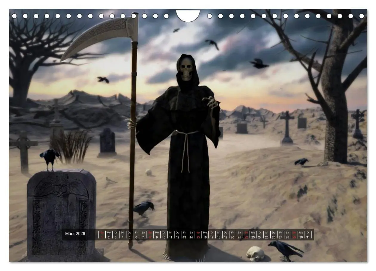 Bild: 9783516123753 | Welten der Nacht - Gothic und Dark Art (Wandkalender 2026 DIN A4...