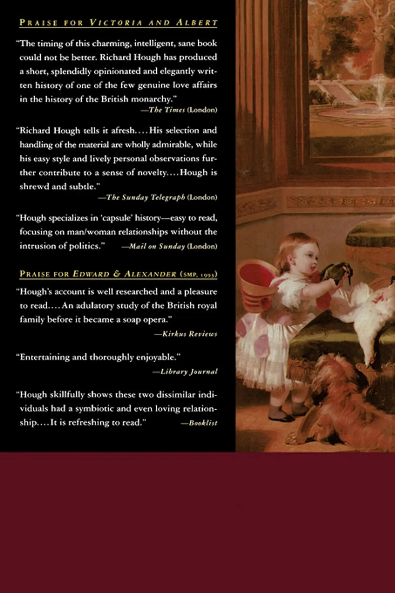 Rückseite: 9780312303853 | Victoria and Albert | Richard Hough | Taschenbuch | Englisch | 1996