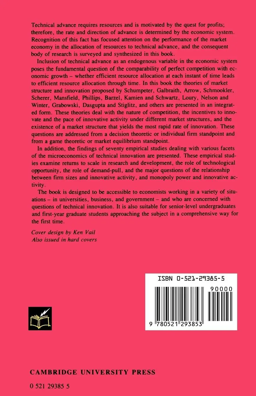 Rückseite: 9780521293853 | Market Structure and Innovation | Morton I. Kamien (u. a.) | Buch