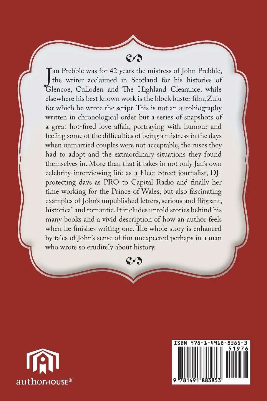 Rückseite: 9781491883853 | Forty Two Years a Secret Mistress | Jan Prebble Bem | Taschenbuch
