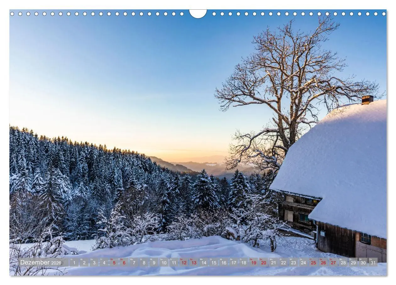 Bild: 9783457643853 | Ein Jahr im Schwarzwald (Wandkalender 2026 DIN A3 quer), CALVENDO...