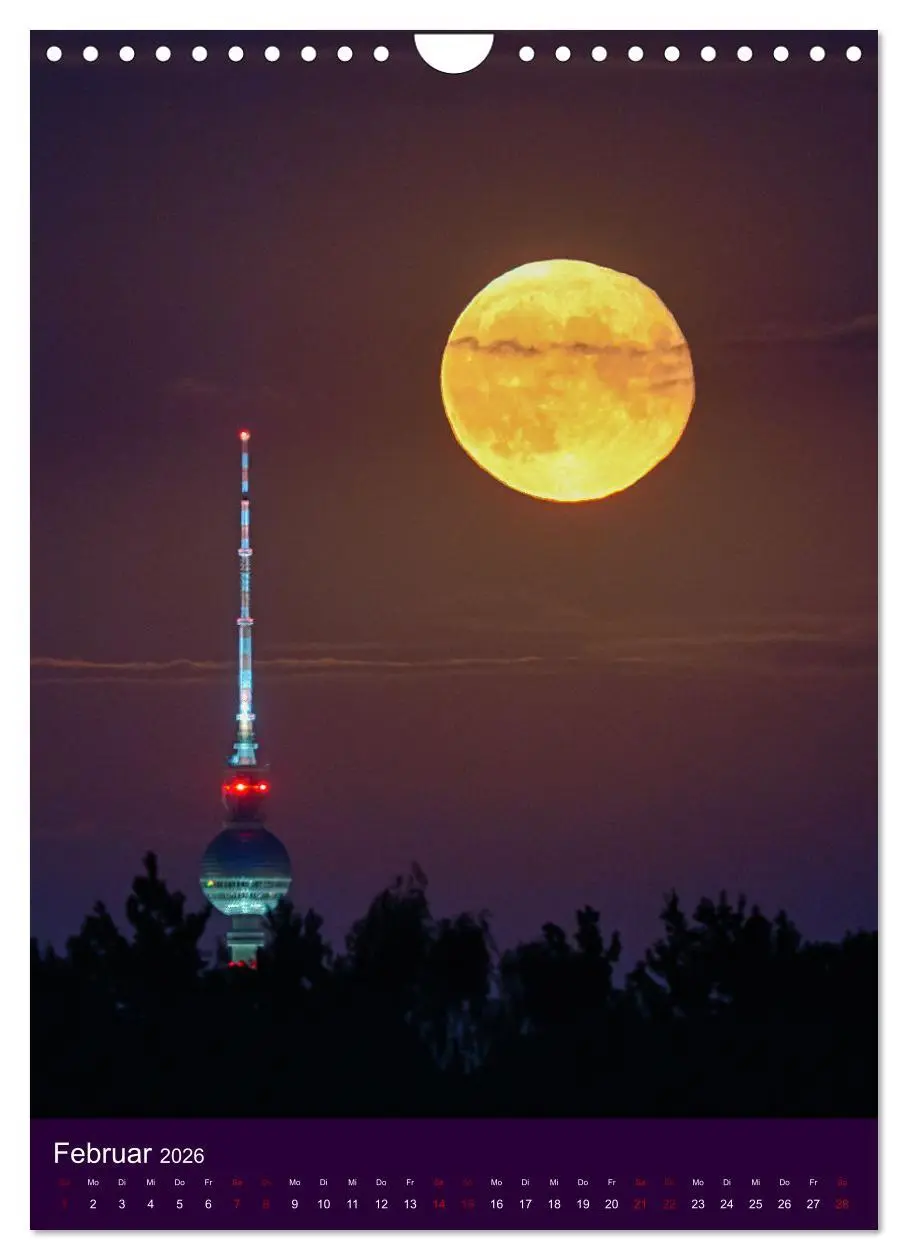 Bild: 9783516353853 | Berliner Fernsehturm - Magische Momente (Wandkalender 2026 DIN A4...