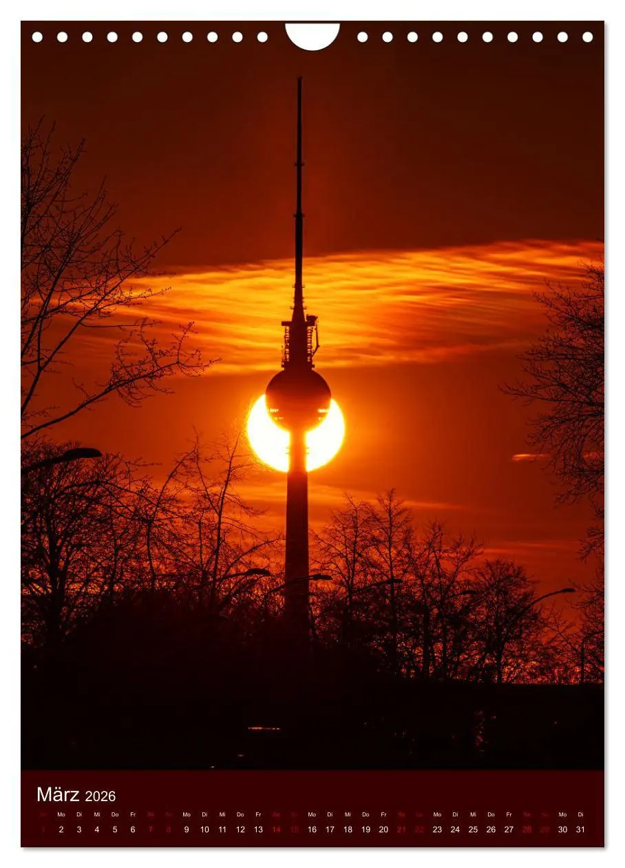 Bild: 9783516353853 | Berliner Fernsehturm - Magische Momente (Wandkalender 2026 DIN A4...